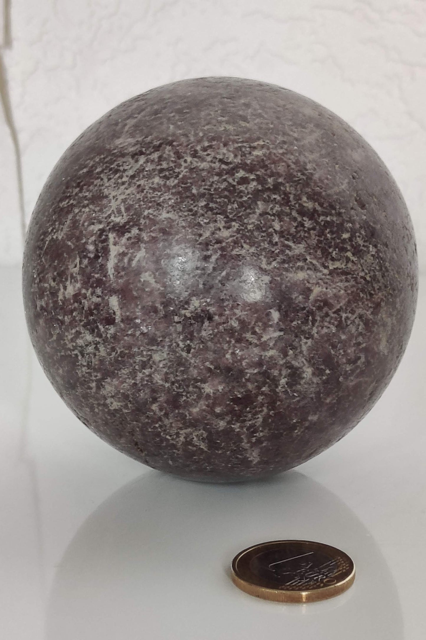 Large Brazilian Lepidolite Sphere - 3.26", 28.6oz: The Serene Purple Powerhouse Crystal Sphere