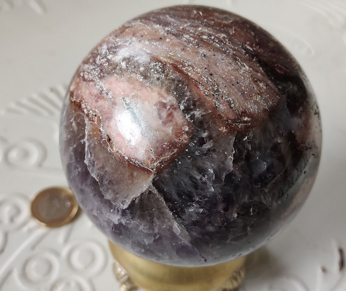 The Enchanting Amethyst Harmony Sphere: A Captivating Brazilian Gemstone for Serenity and Elegance
