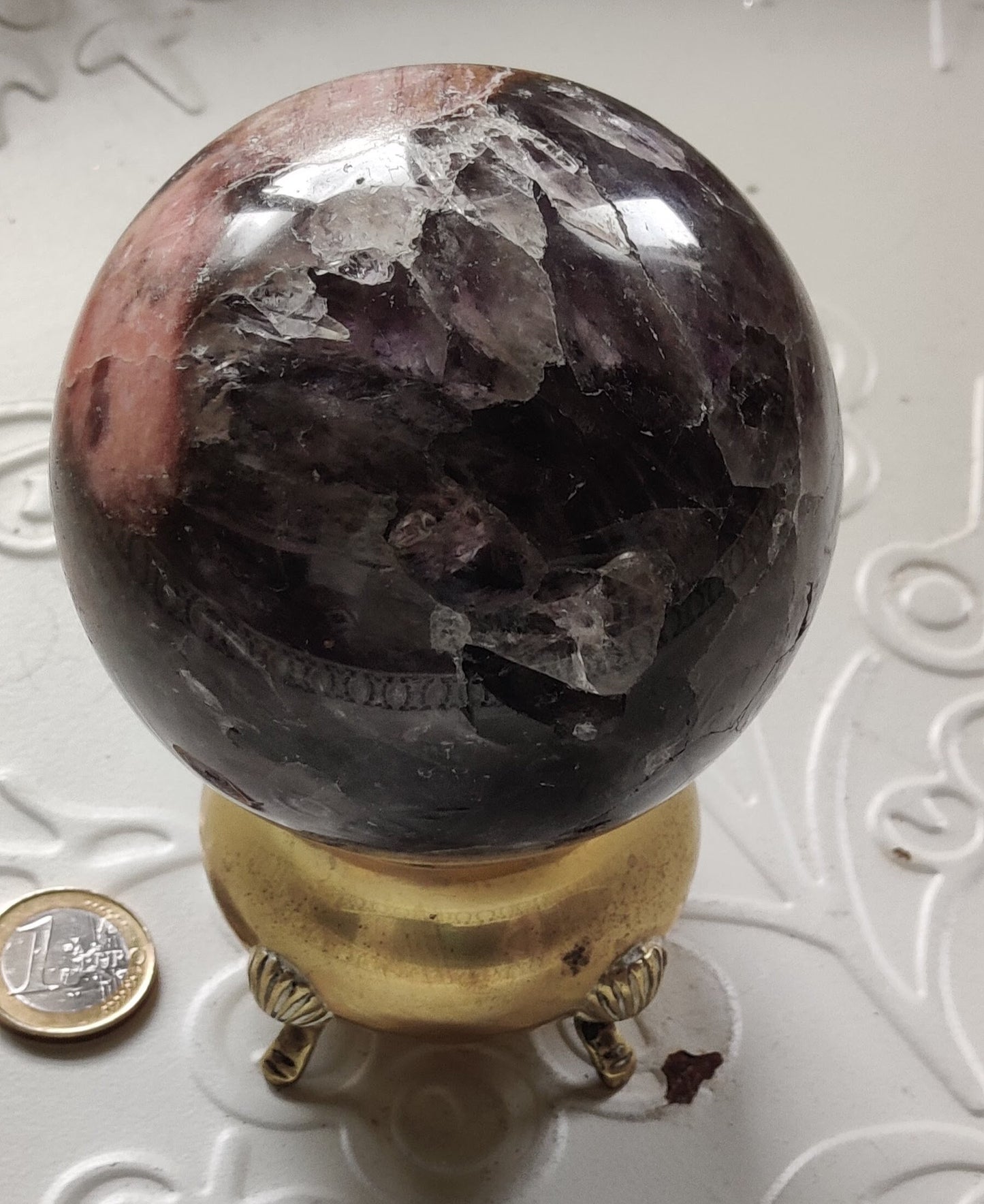 The Enchanting Amethyst Harmony Sphere: A Captivating Brazilian Gemstone for Serenity and Elegance